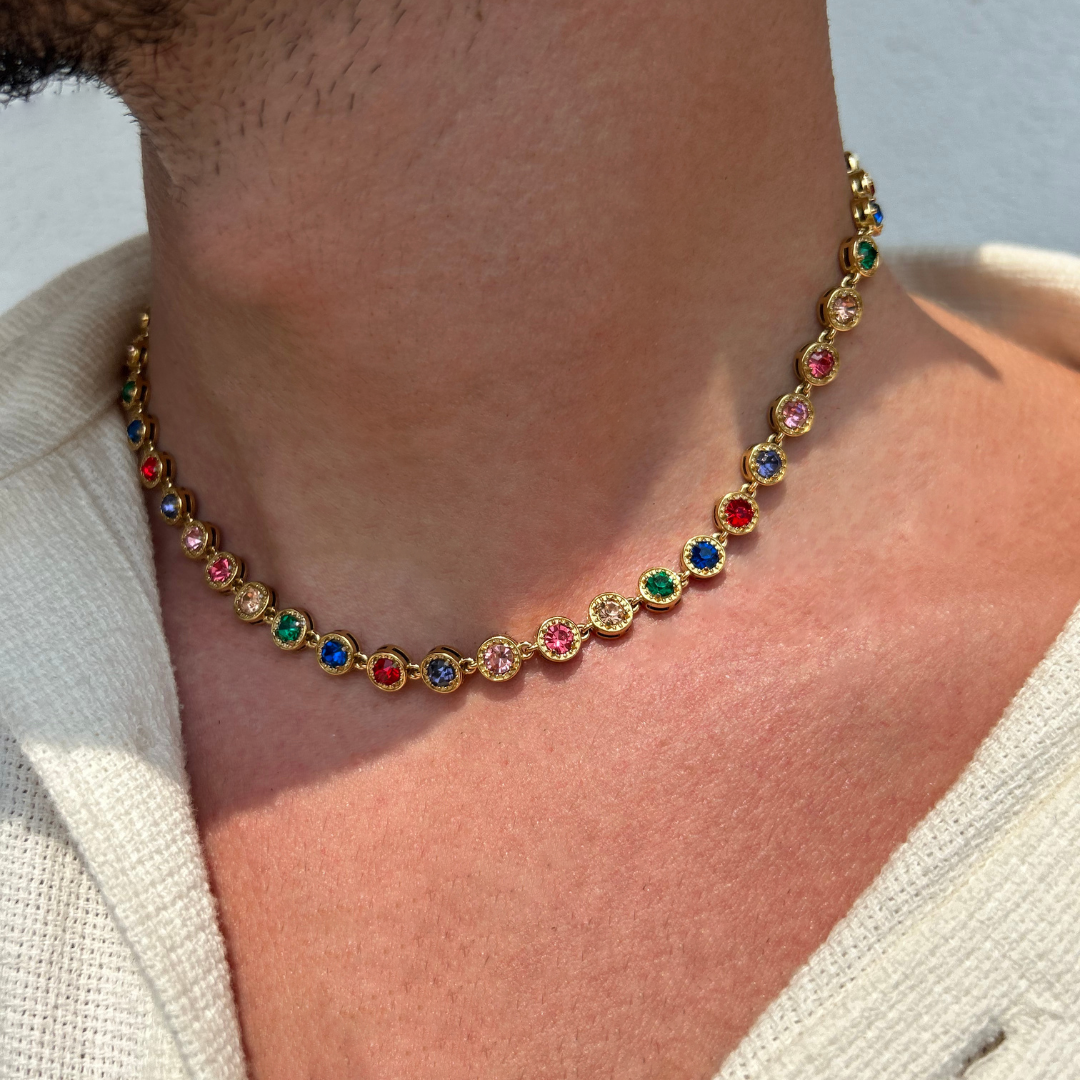 Rainbow Cannes Necklace