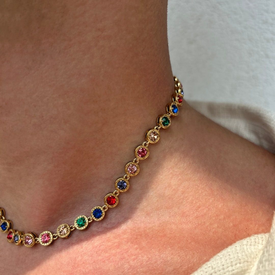 Rainbow Cannes Necklace