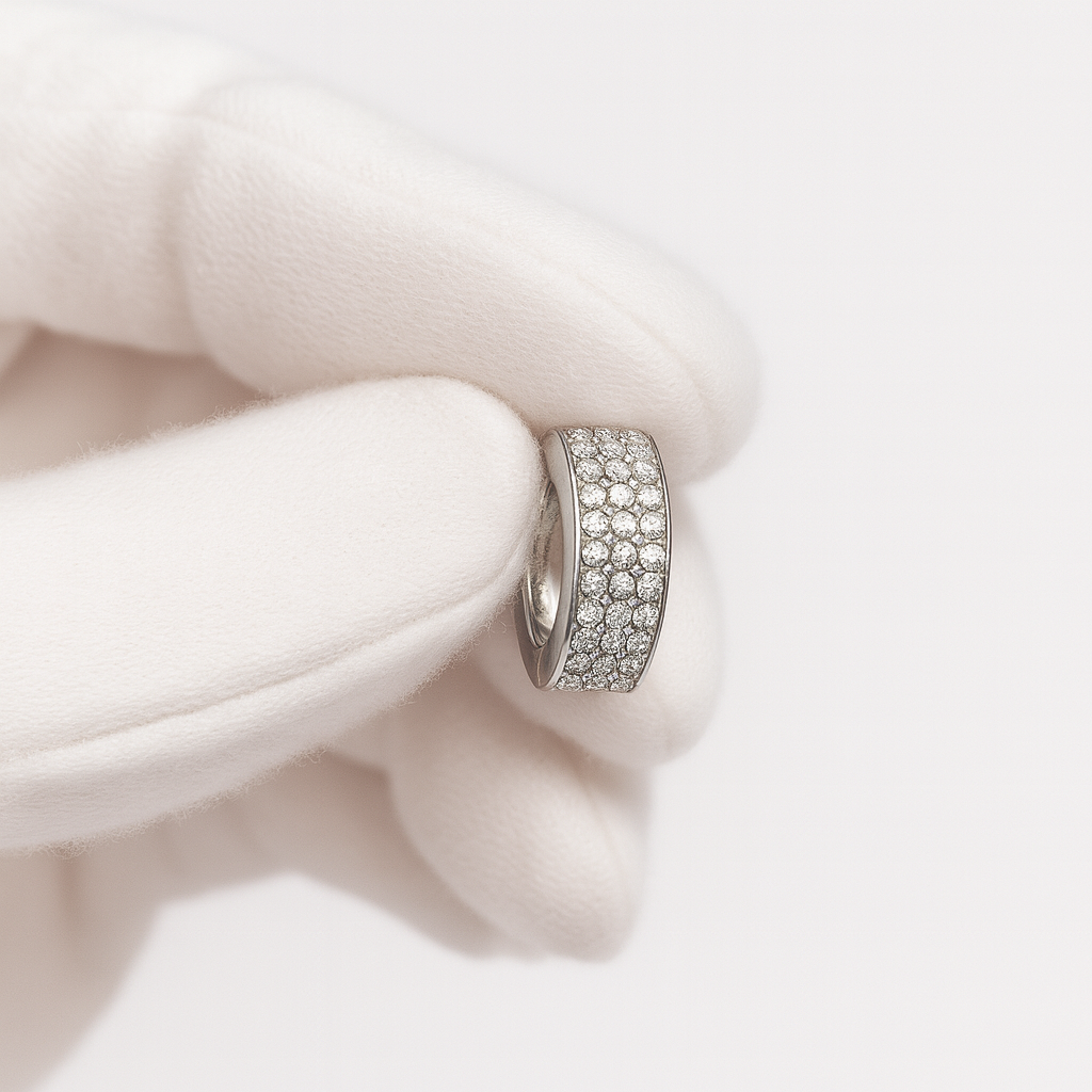 Crystal Hoop Earrings