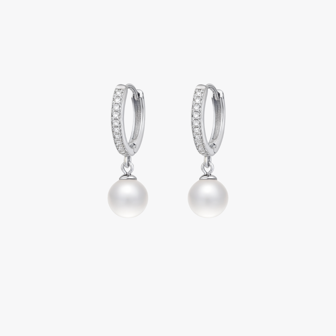 Santorini Ice Pearl Earrings