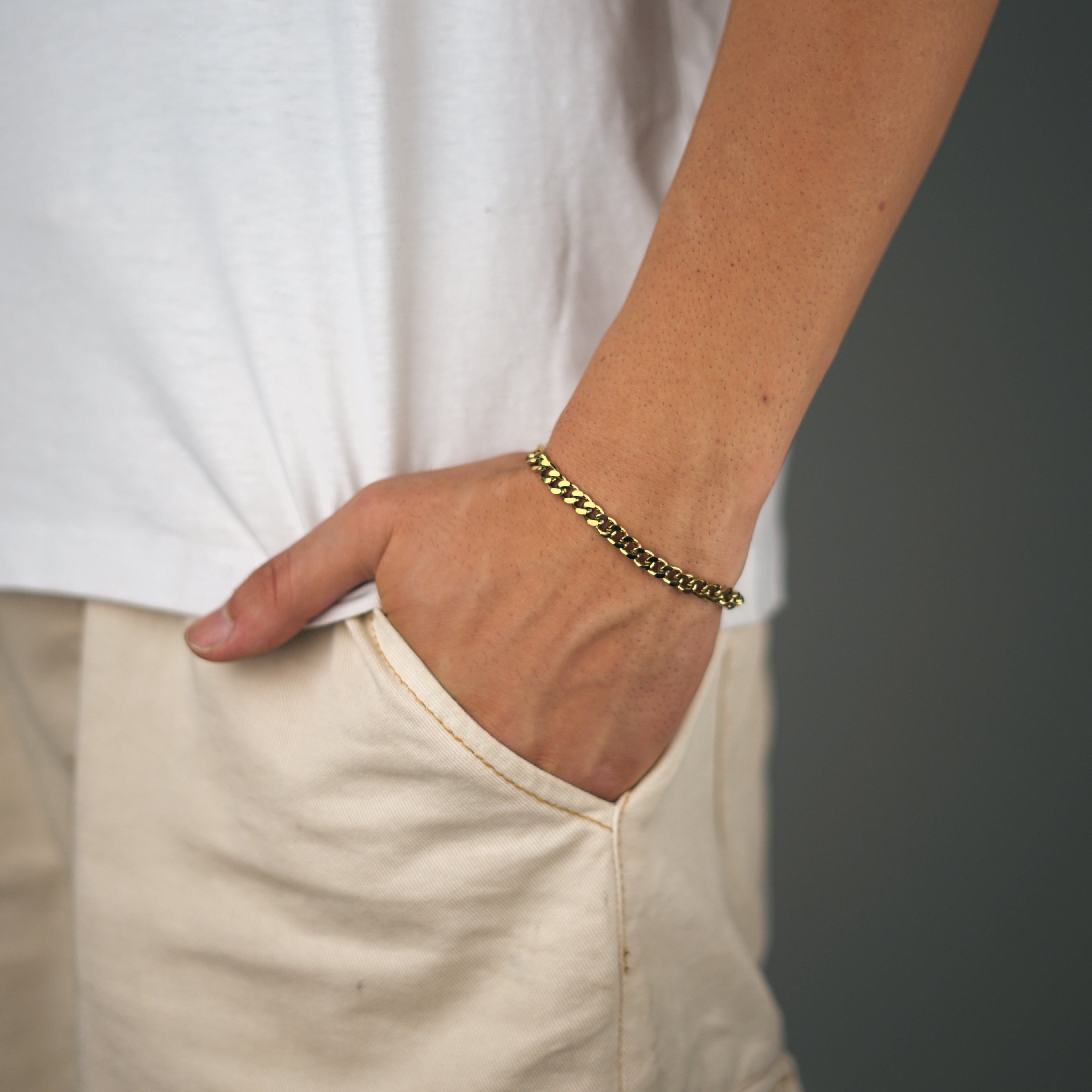 Cuban Link Bracelet 4mm – Amour Milano®