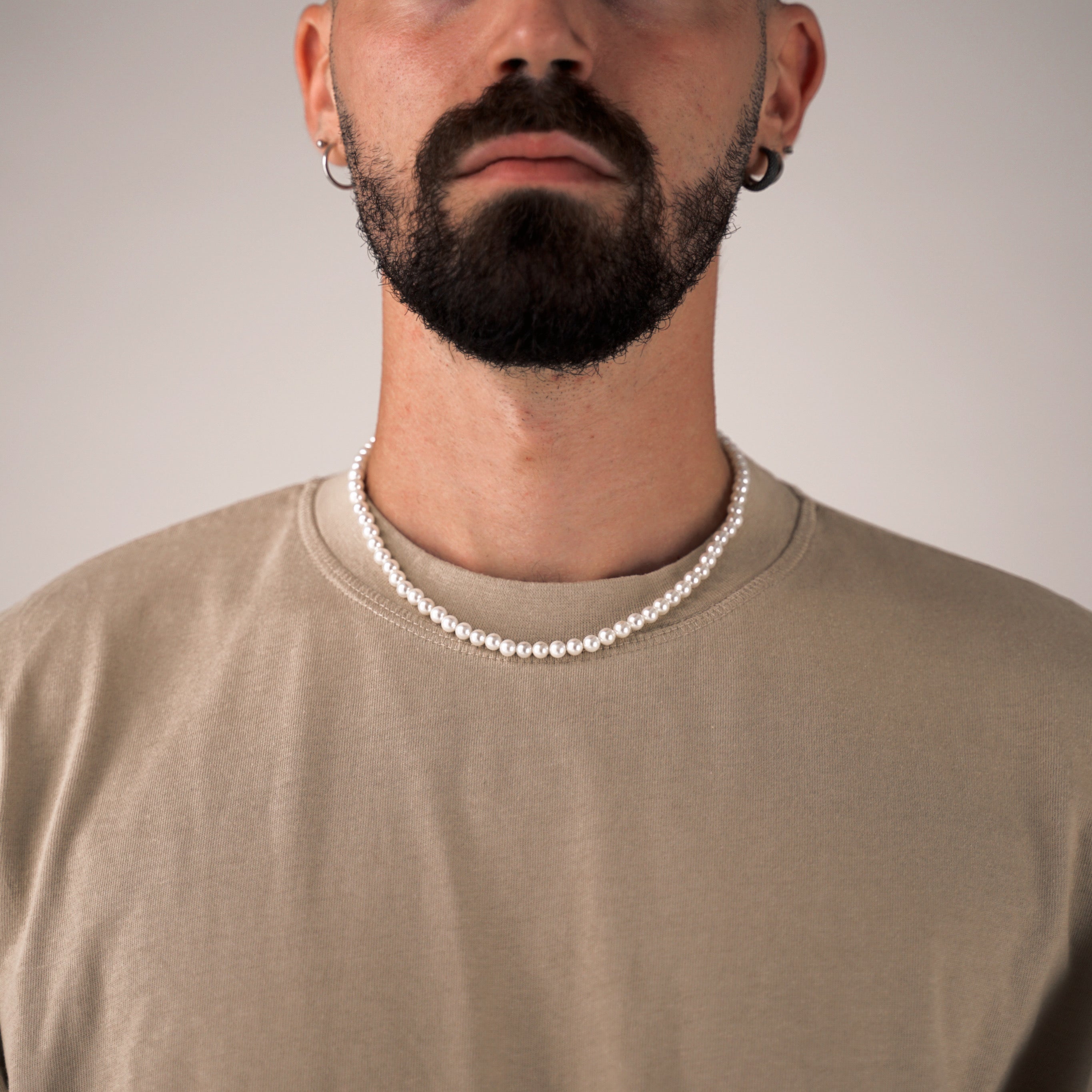 Santorini Pearl Necklace 6mm