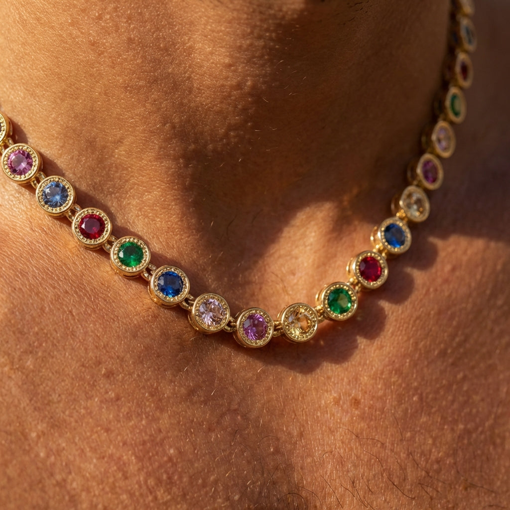 Rainbow Cannes Necklace